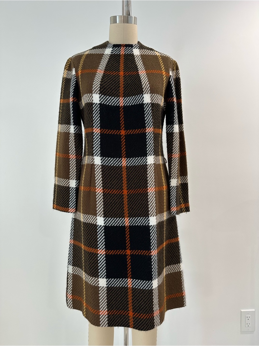 Vintage Nelly Don Plaid Dress